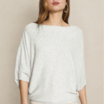 Women’s Modern White Butterfly Casual Top