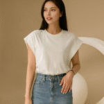 Women's Trendy White Sleeveless Top for Women